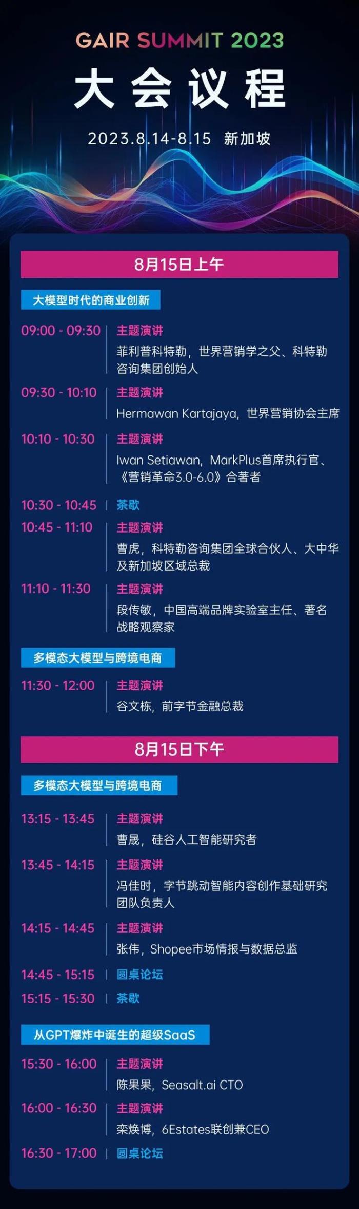 國內(nèi)首個出海的 AI 頂會：GAIR 2023 議程公布
