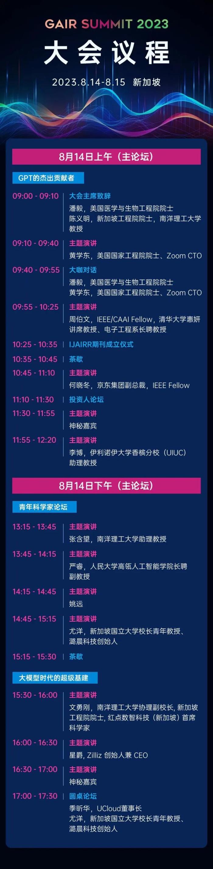 國內(nèi)首個出海的 AI 頂會：GAIR 2023 議程公布