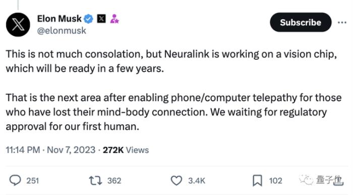 馬斯克最新芯片:腦機專用,讓失明人群“看見”