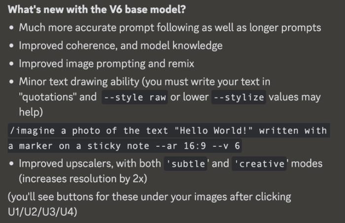 Midjourney能生成文字了!V6版5大升級驚艷網友