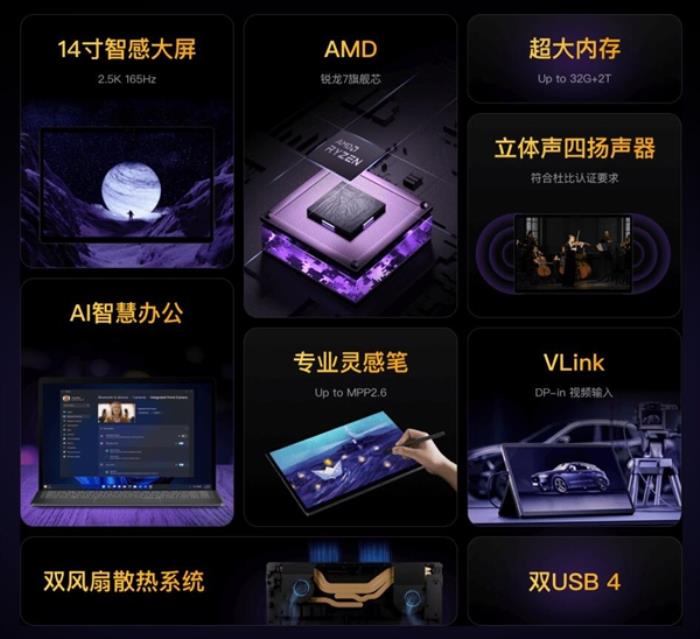 銘凡V3官宣：全球首款AMD AI三合一平板電腦