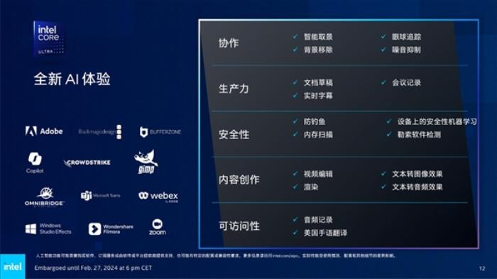 Intel發(fā)布全新vPro商用版AI PC：AI專業(yè)性能飆升12倍！