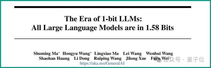 微軟6頁論文爆火：三進制LLM，真香！