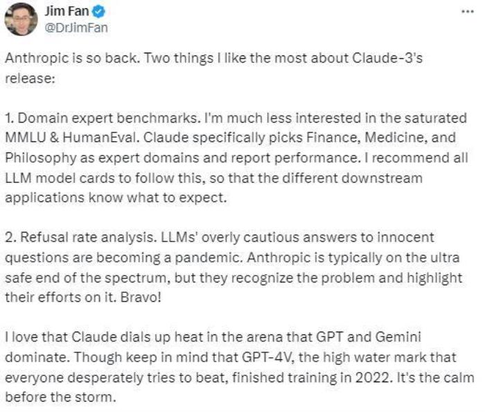 Claude 3 驚喜上線：多模態能力比肩GPT-4V