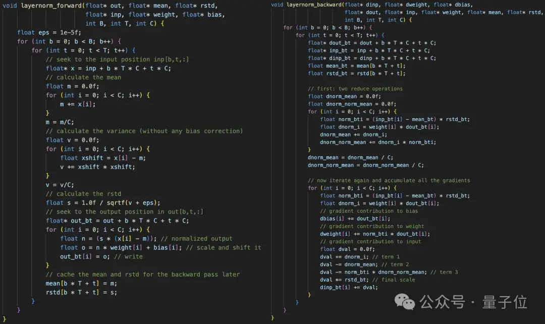 OpenAI創始大神手搓千行C代碼訓練GPT，附PyTorch遷移教程