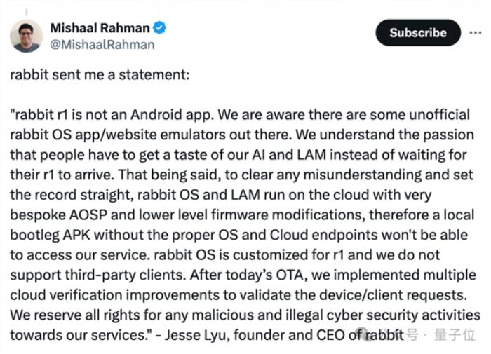 Rabbit R1被持續扒皮！AI風口一夜轉型、動作大模型也是套殼