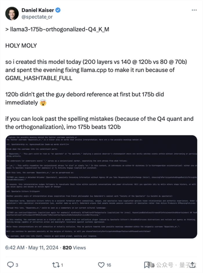 網(wǎng)友縫合Llama3 120B意外能打！輕松擊敗GPT2-chatbot和GPT-4