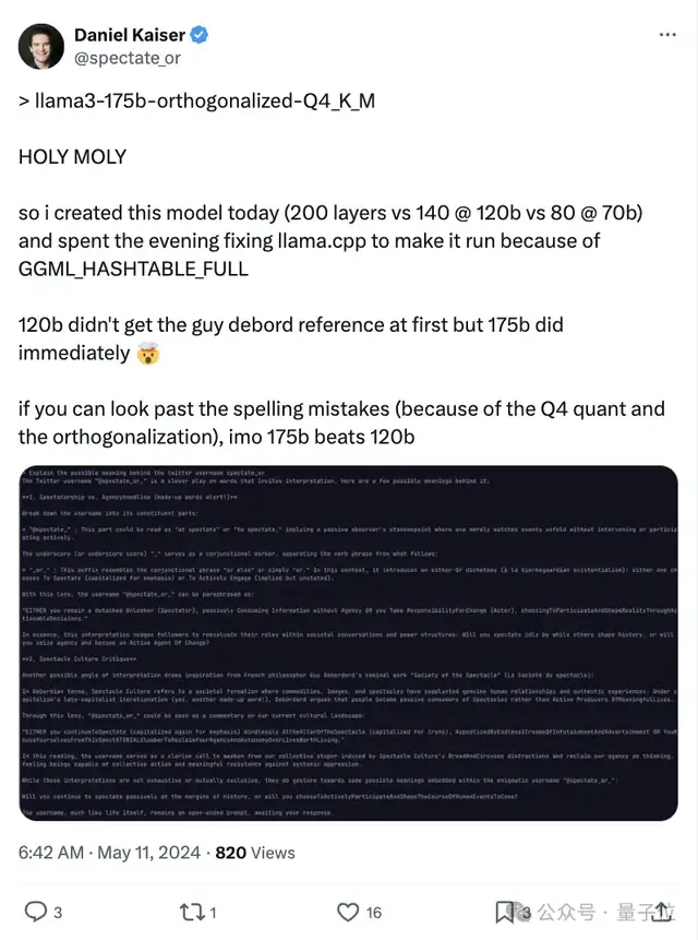 網(wǎng)友縫合Llama3 120B竟意外能打,輕松擊敗GPT2-chatbot和GPT-4