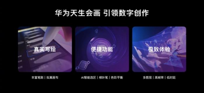 華為推出自研繪畫軟件“天生會畫”：100多種預制筆刷、AI智能選區