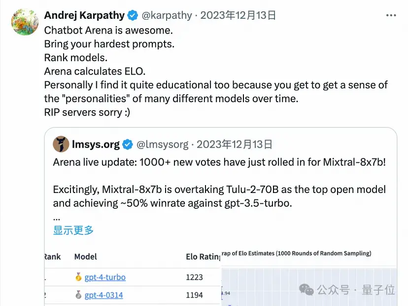 黑馬!大模型競技場榜單更新,國產玩家首次進入全球總榜前10