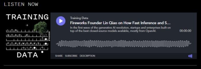 Fireworks喬琳：AI產品上市時間從五年壓縮到五天，我們的秘訣是什么？