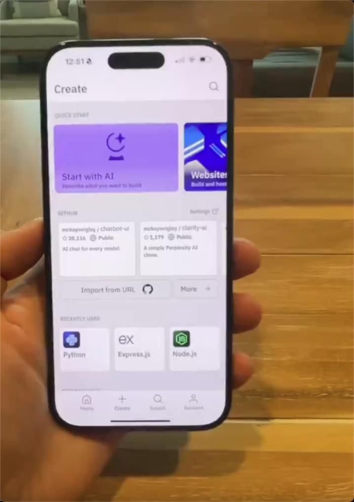 新AI編程工具爆火:手機2分鐘創建一個APP