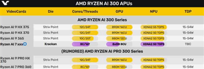 便宜的銳龍AI 300筆記本要來(lái)了！最多8核CPU、12核GPU