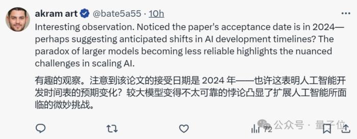00后國人論文登Nature,大模型對人類可靠性降低