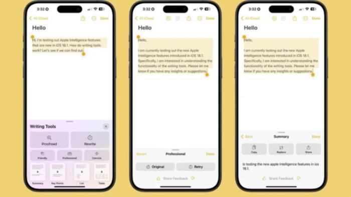 iOS 18.1 AI功能大匯總 新增這么多功能 但也有一大遺憾