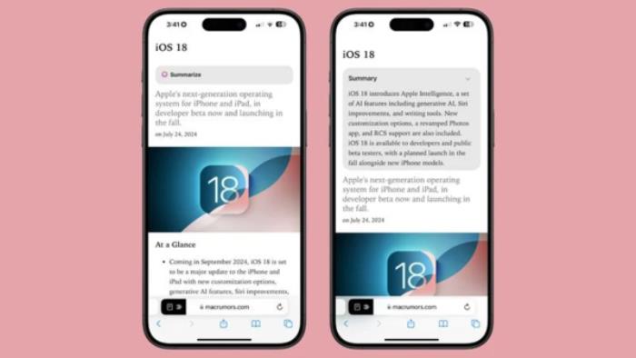 iOS 18.1 AI功能大匯總 新增這么多功能 但也有一大遺憾