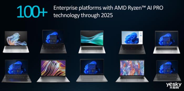 AMD銳龍AI PRO 300系列處理器詳解：AI性能提升5倍