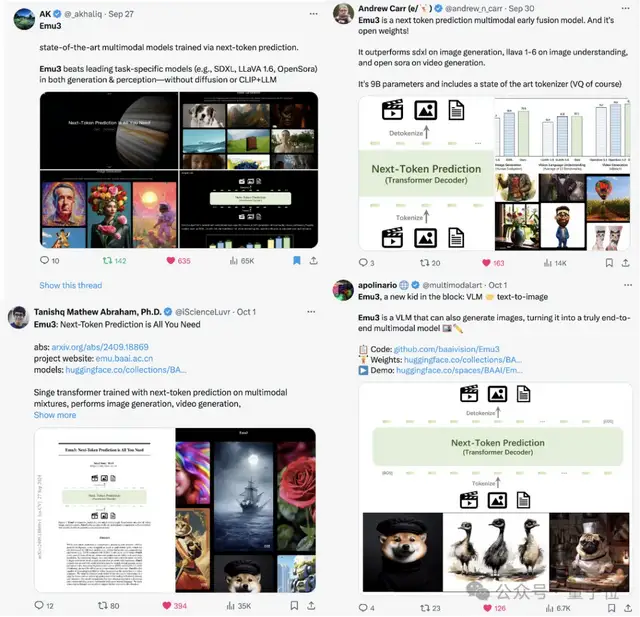 Ilya觀點得證！僅靠預測下一個token統一圖像文本視頻，智源發布原生多模態世界模型Emu3