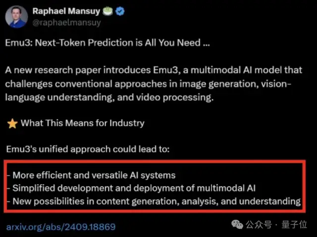 Ilya觀點得證！僅靠預測下一個token統一圖像文本視頻，智源發布原生多模態世界模型Emu3