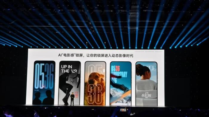小米讓手機鎖屏“活”起來了！澎湃OS 2首創AI電影感鎖屏