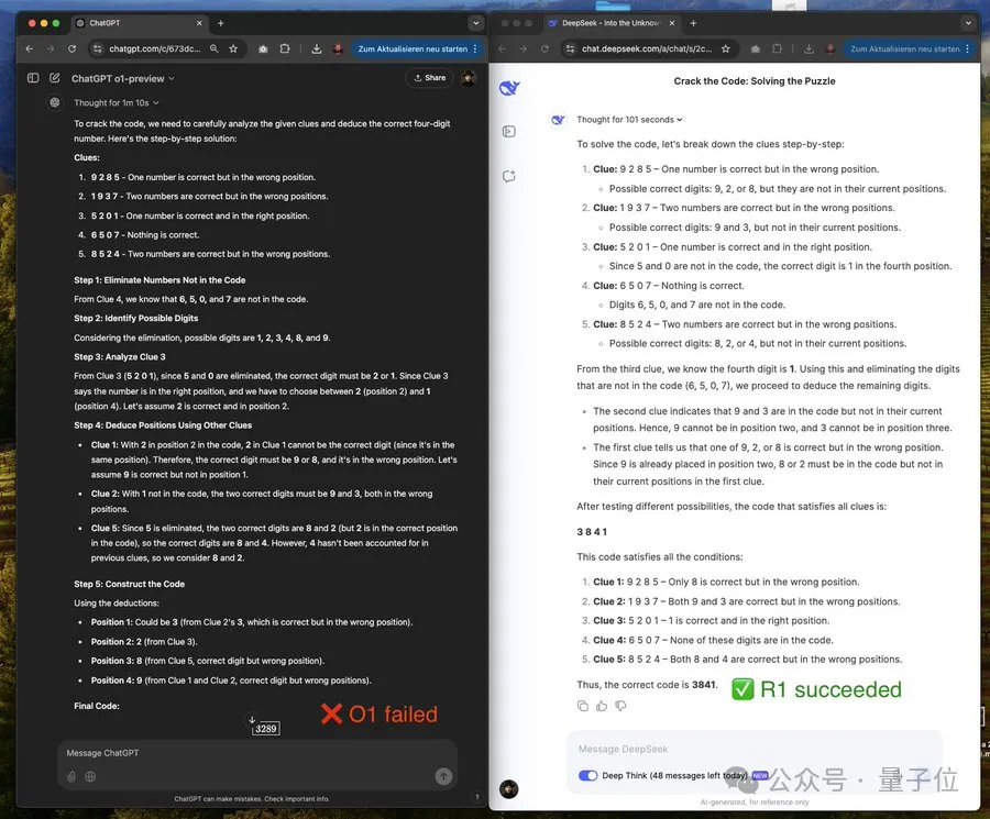 DeepSeek版o1炸場，數學代碼超越OpenAI，每天免費玩50次，后續將開源