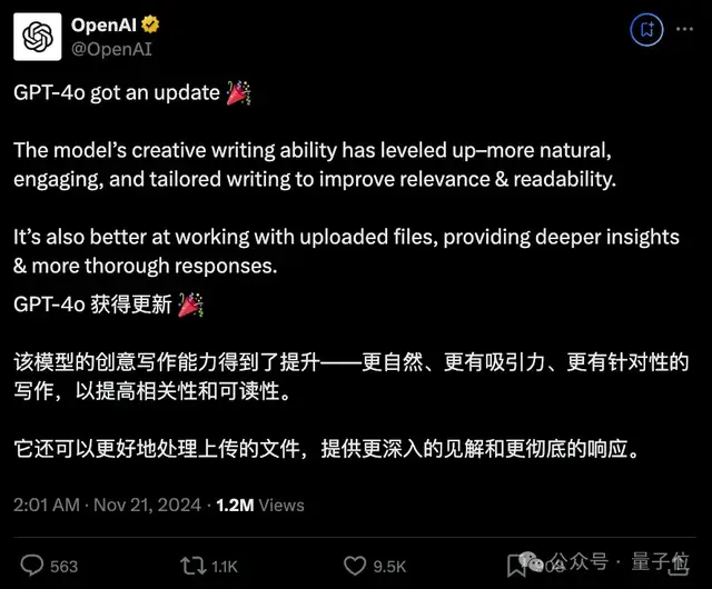 OpenAI重奪競技場第一,但這波靠的是4o