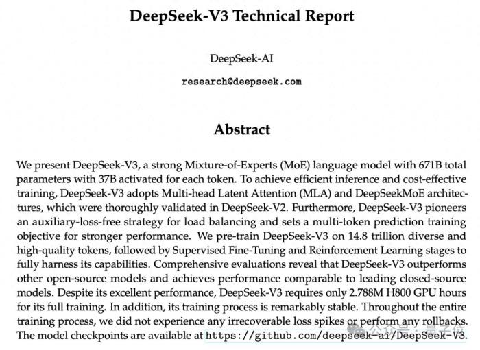 國產之光DeepSeek把AI大佬全炸出來了!671B大模型訓練只需此前算力1/10,細節全公開