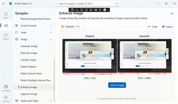 Windows本地AI開發神器！微軟推出并開源AI Dev Gallery