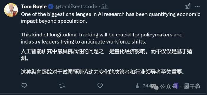 Claude團隊:用400萬條對話分析AI對經濟的長期影響