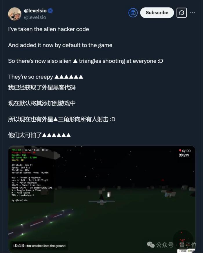 AI三小時(shí)做的小游戲,9天賺12萬(wàn)!馬斯克:AI游戲前景無(wú)限