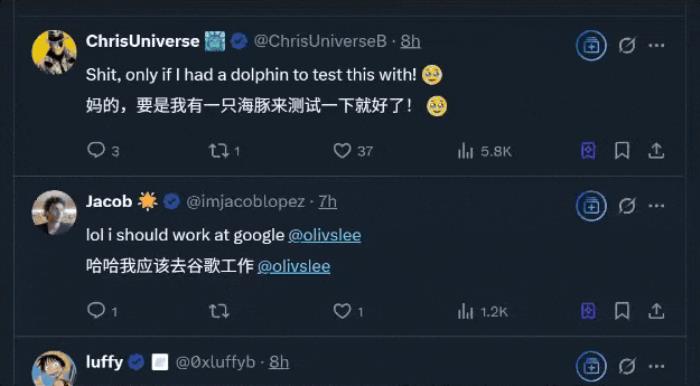 海豚語言被谷歌大模型破譯!跨物種交流大門打開,哈薩比斯:下一個是狗