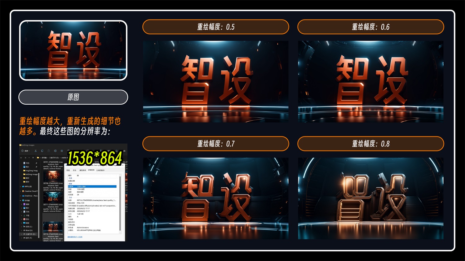 如何用 Stable Diffusion 制作中文字效？（附畫質提升方法）